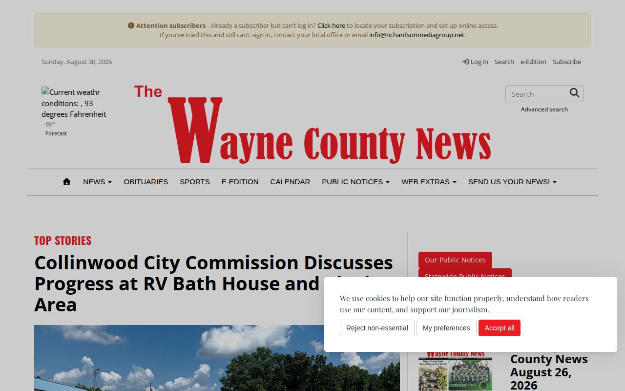 Wayne County crime news and arrest record report from local newspaper
